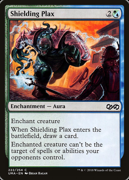 MTG Card Title: Shielding Plax UMA/222