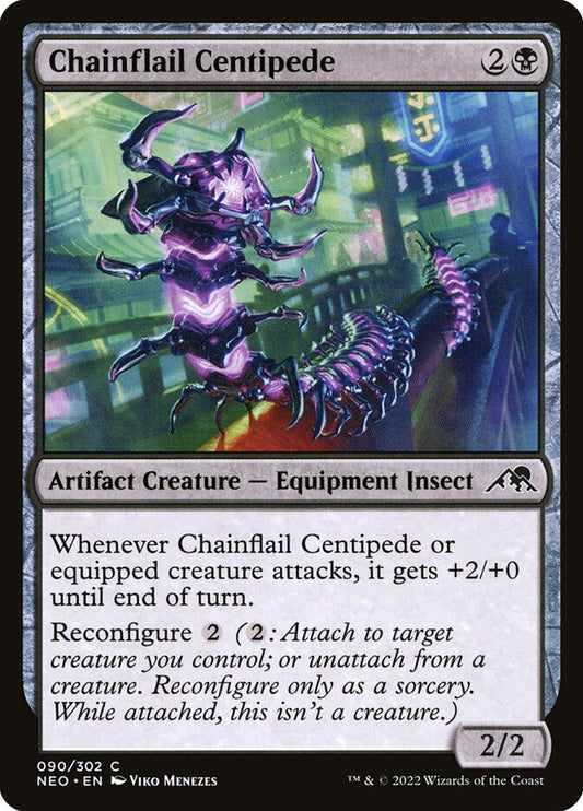 MTG Card Title: Chainflail Centipede NEO/90