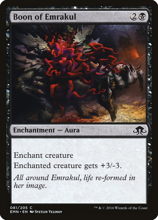 MTG Card Title: Boon of Emrakul EMN/81