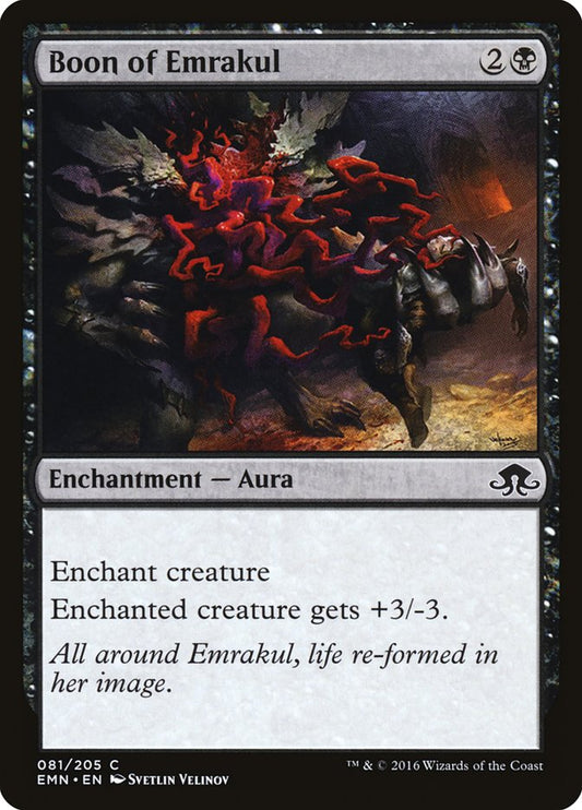 MTG Card Title: Boon of Emrakul EMN/81