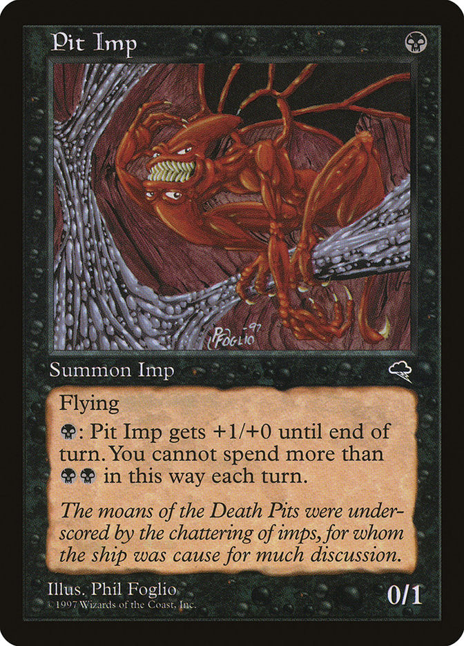 MTG Card Title: Pit Imp TMP/148