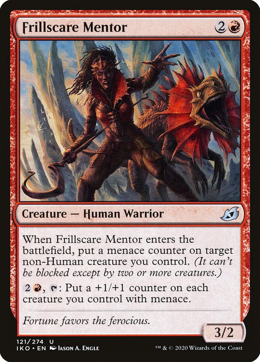 MTG Card Title: Frillscare Mentor IKO/121