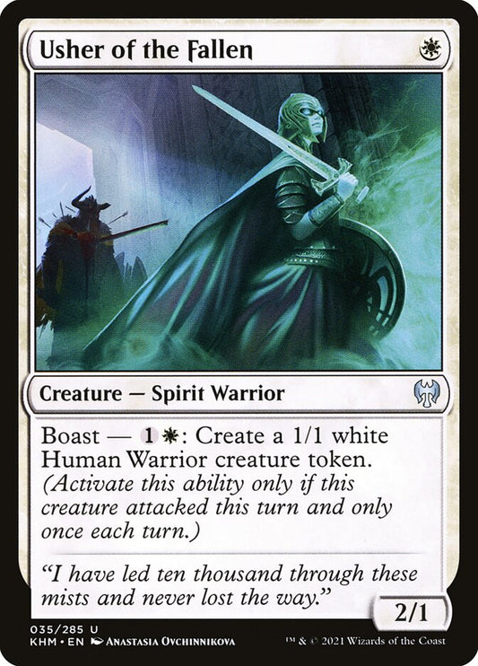 MTG Card Title: Usher of the Fallen KHM/35