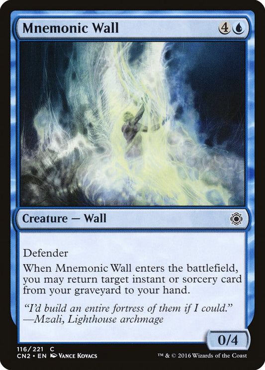 MTG Card Title: Mnemonic Wall CN2/116