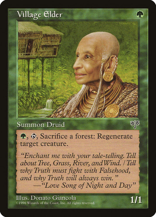 MTG Card Title: Village Elder MIR/251