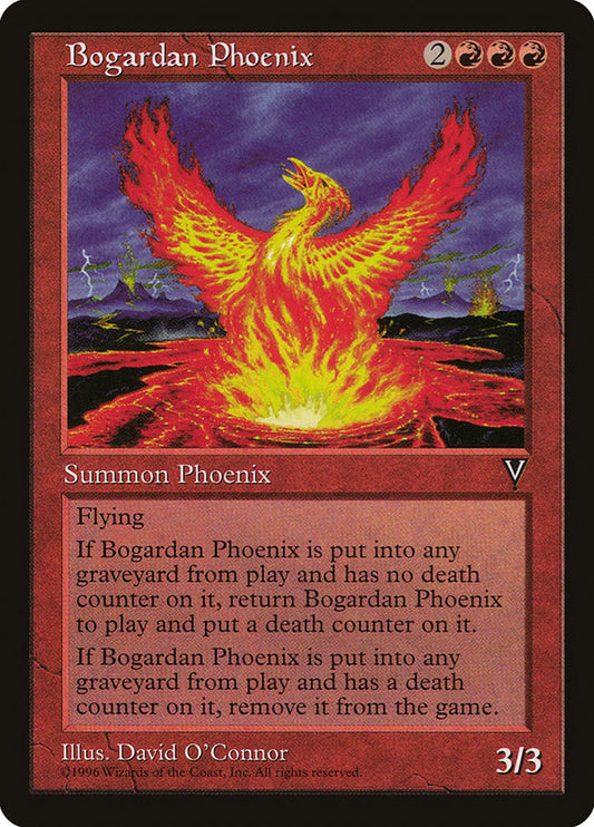MTG Card Title: Bogardan Phoenix VIS/76
