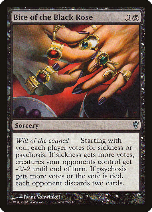 MTG Card Title: Bite of the Black Rose CNS/26