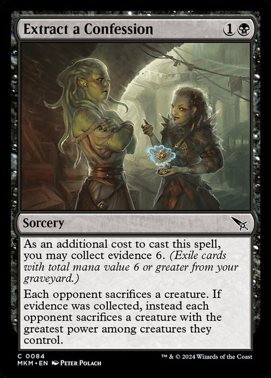 MTG Card Title: Extract a Confession MKM/84