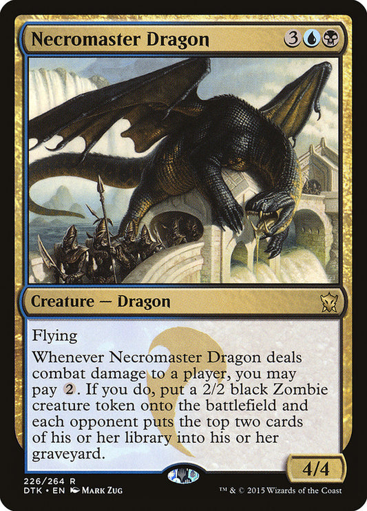 MTG Card Title: Necromaster Dragon DTK/226