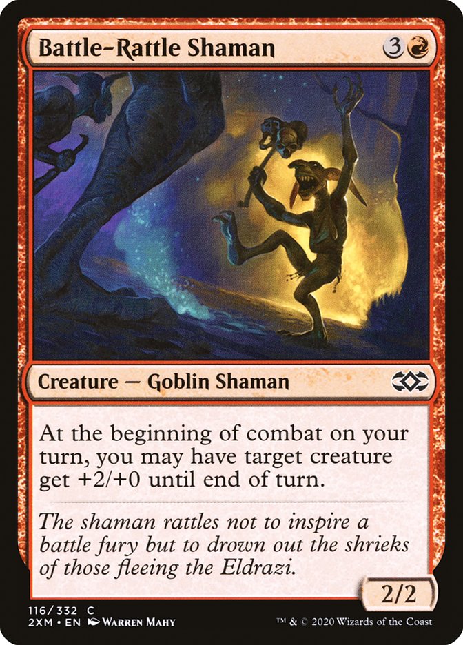 MTG Card Title: Battle-Rattle Shaman 2XM/116