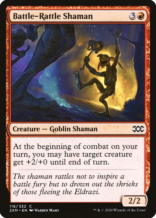 MTG Card Title: Battle-Rattle Shaman 2XM/116