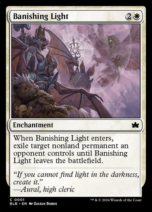 MTG Card Title: Banishing Light BLB/1