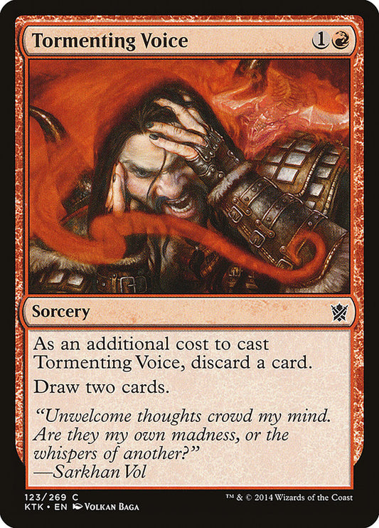 MTG Card Title: Tormenting Voice KTK/123