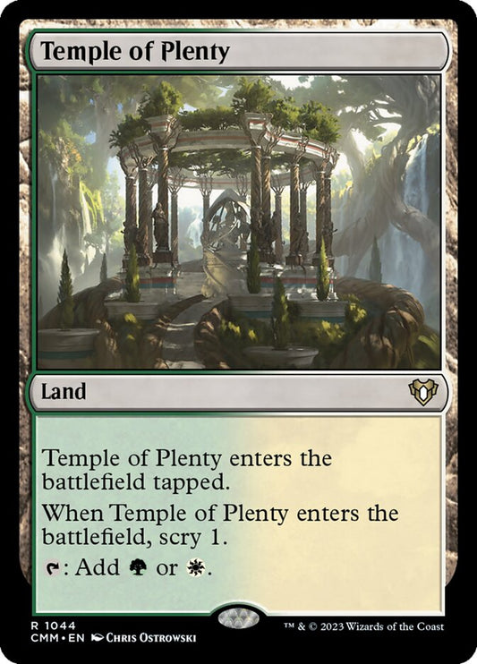 MTG Card Title: Temple of Plenty CMM/1044