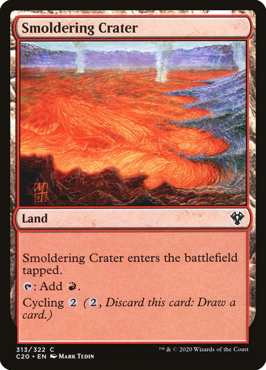 MTG Card Title: Smoldering Crater C20/313
