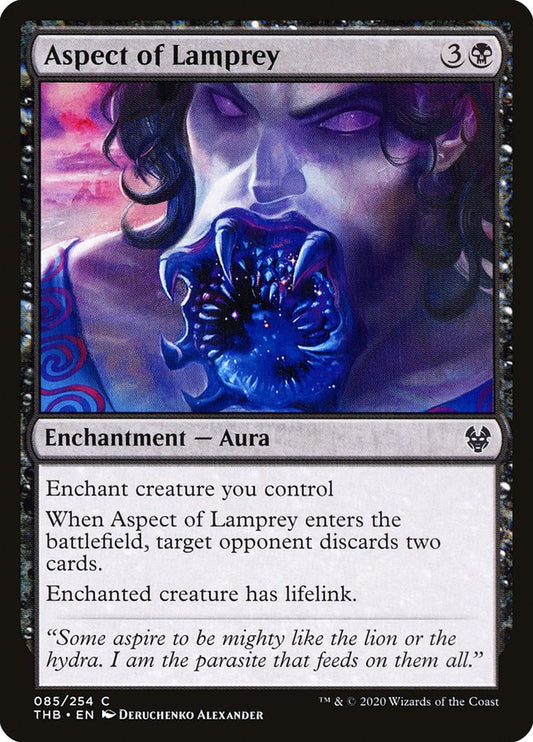 MTG Card Title: Aspect of Lamprey THB/85