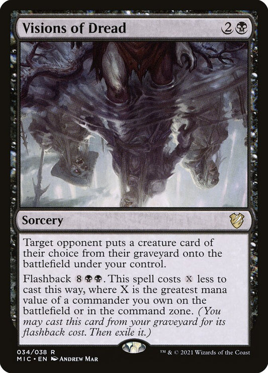 MTG Card Title: Visions of Dread MIC/34
