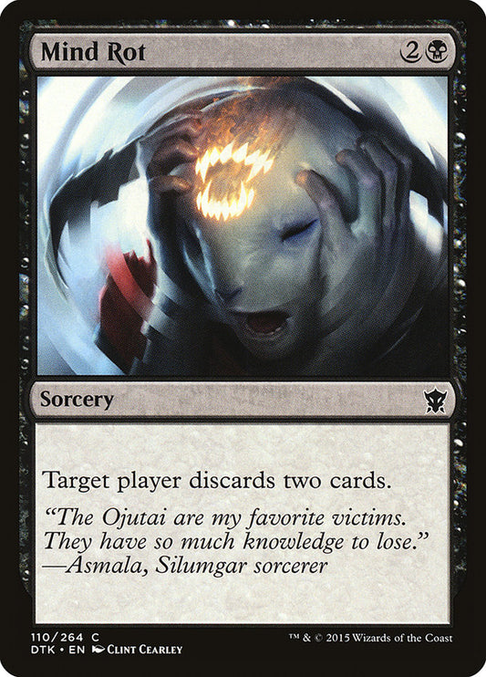 MTG Card Title: Mind Rot DTK/110