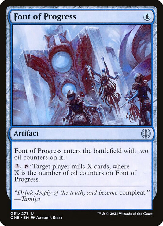 MTG Card Title: Font of Progress ONE/51