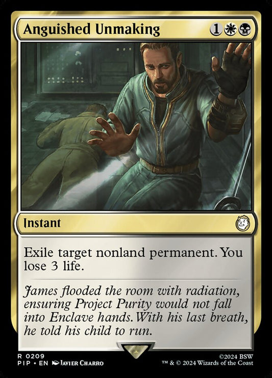 MTG Card Title: Anguished Unmaking PIP/209