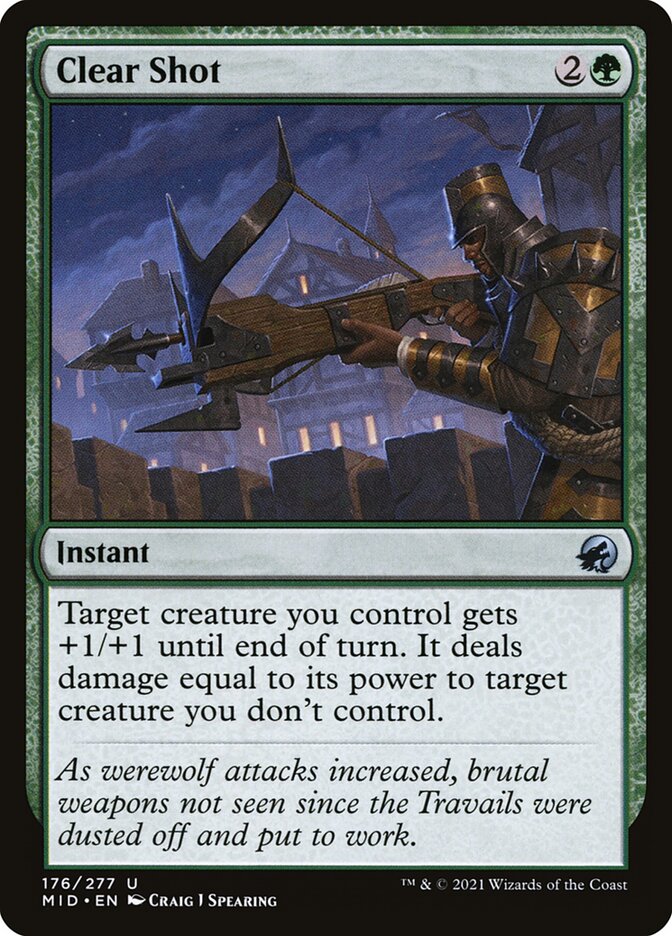 MTG Card Title: Clear Shot MID/176