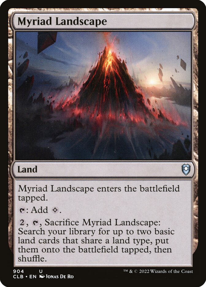 MTG Card Title: Myriad Landscape CLB/904