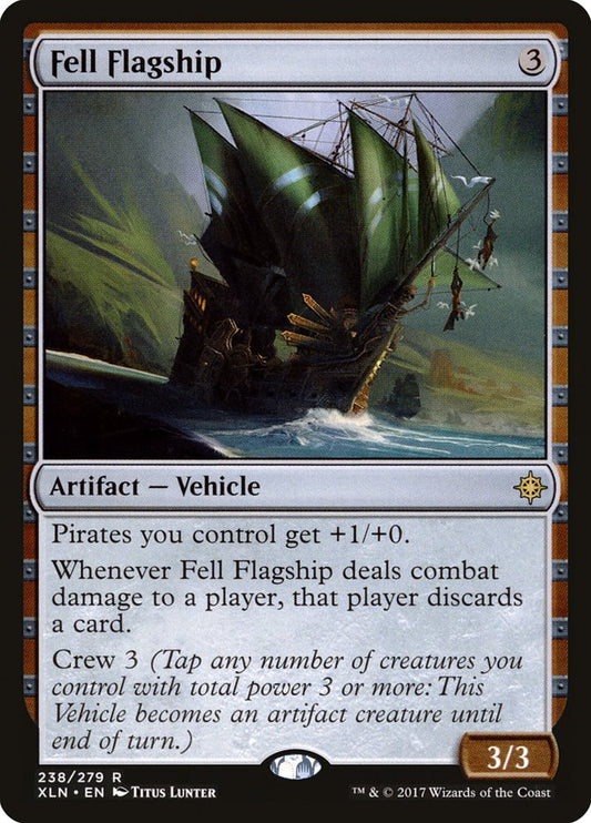 MTG Card Title: Fell Flagship XLN/238
