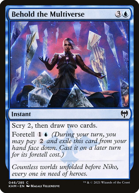 MTG Card Title: Behold the Multiverse KHM/46