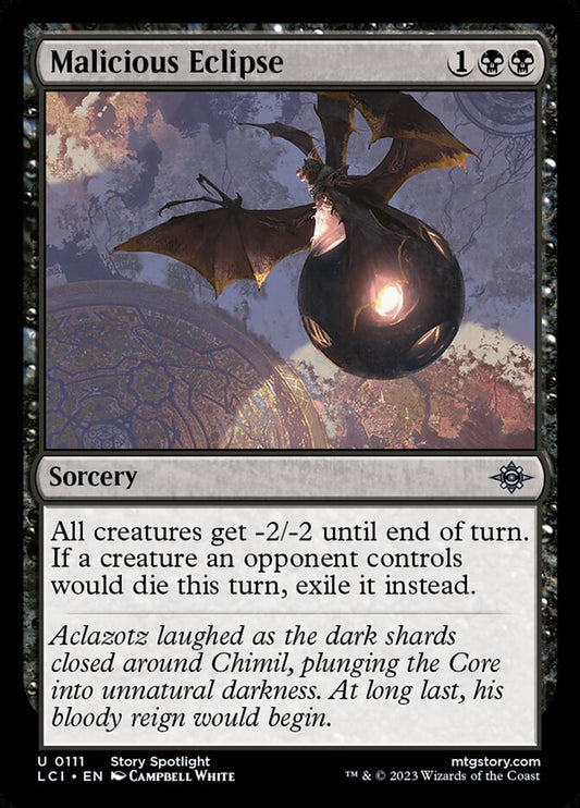MTG Card Title: Malicious Eclipse LCI/111