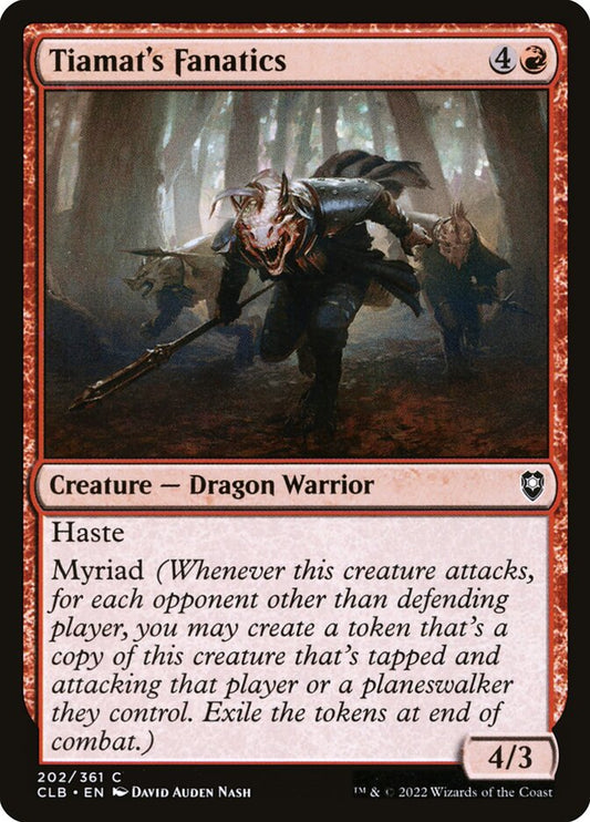 MTG Card Title: Tiamat's Fanatics CLB/202