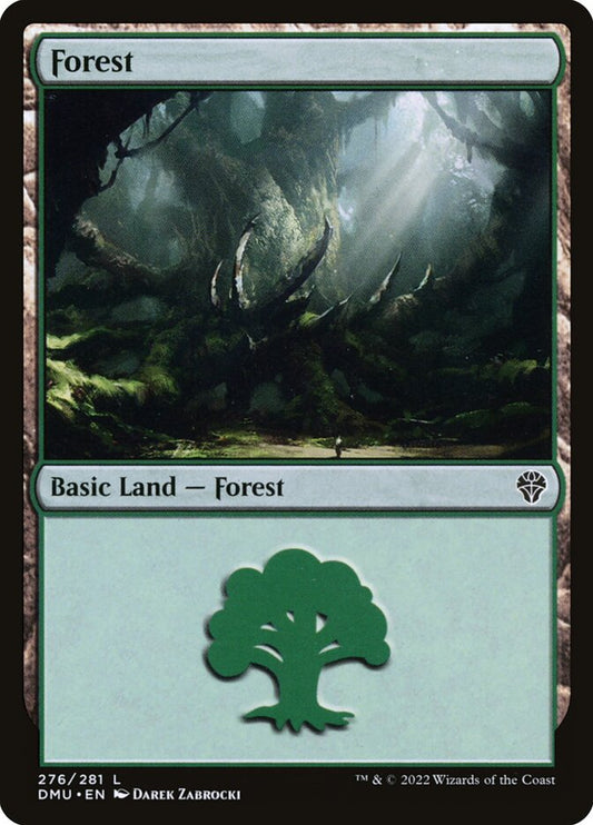 MTG Card Title: Forest DMU/276