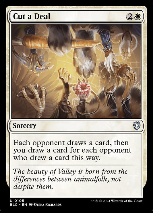MTG Card Title: Cut a Deal BLC/105