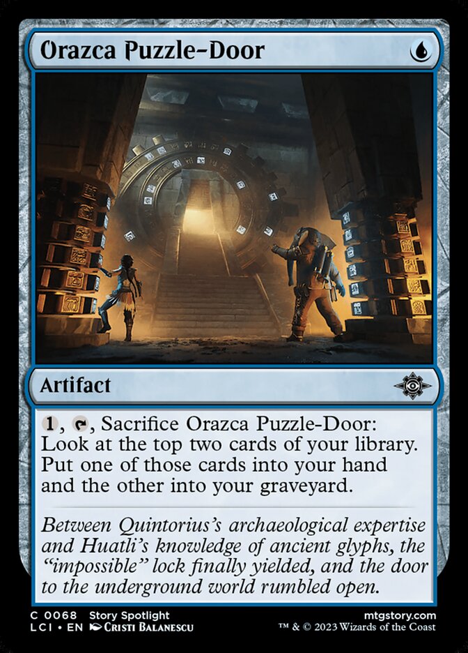 MTG Card Title: Orazca Puzzle-Door LCI/68