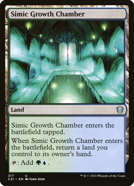 MTG Card Title: Simic Growth Chamber C21/317