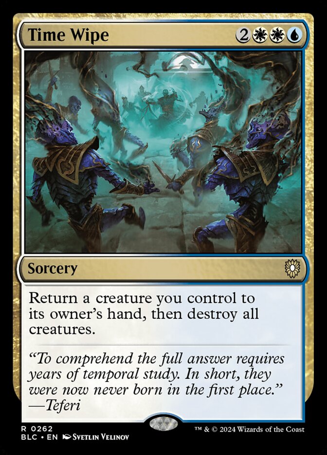 MTG Card Title: Time Wipe BLC/262