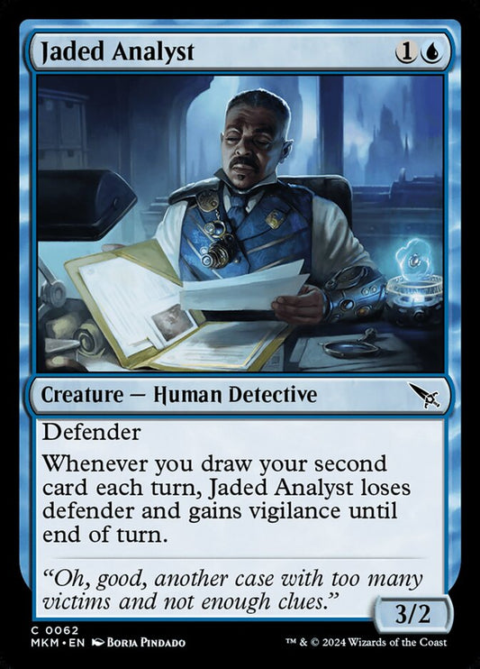 MTG Card Title: Jaded Analyst MKM/62