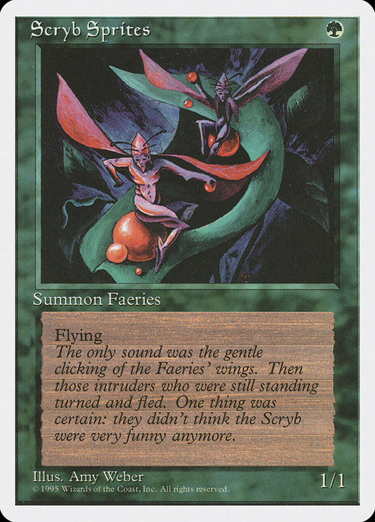 MTG Card Title: Scryb Sprites 4ED/270