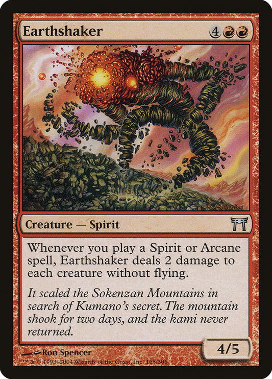 MTG Card Title: Earthshaker CHK/165