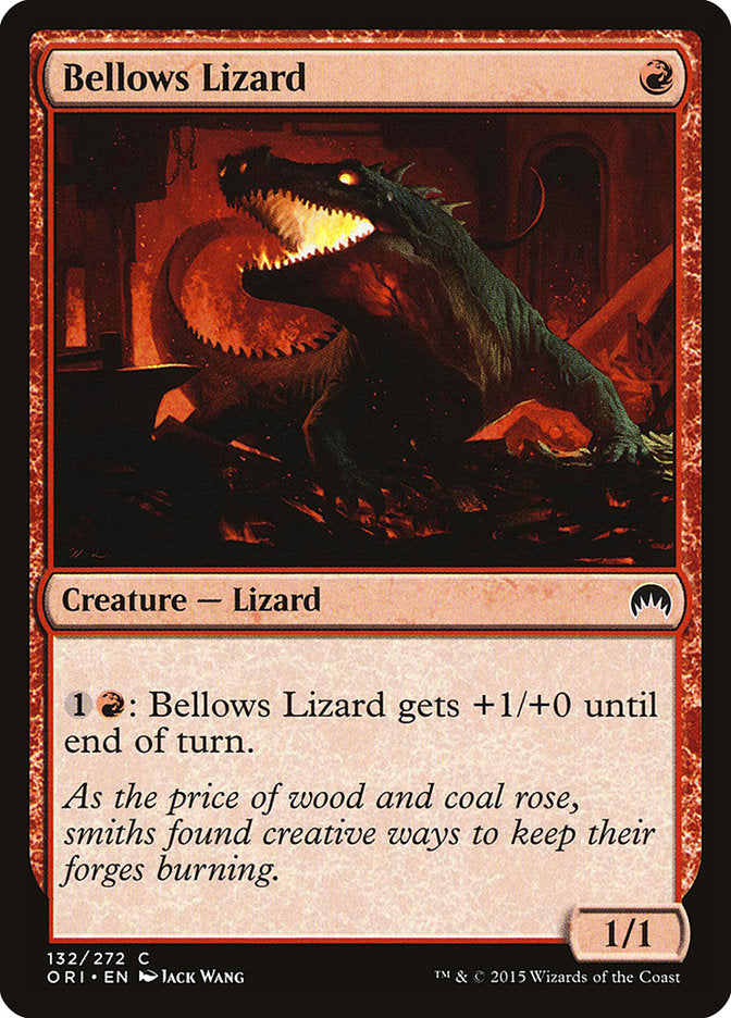 MTG Card Title: Bellows Lizard ORI/132