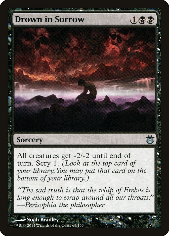 MTG Card Title: Drown in Sorrow BNG/65