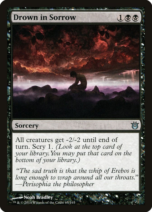 MTG Card Title: Drown in Sorrow BNG/65