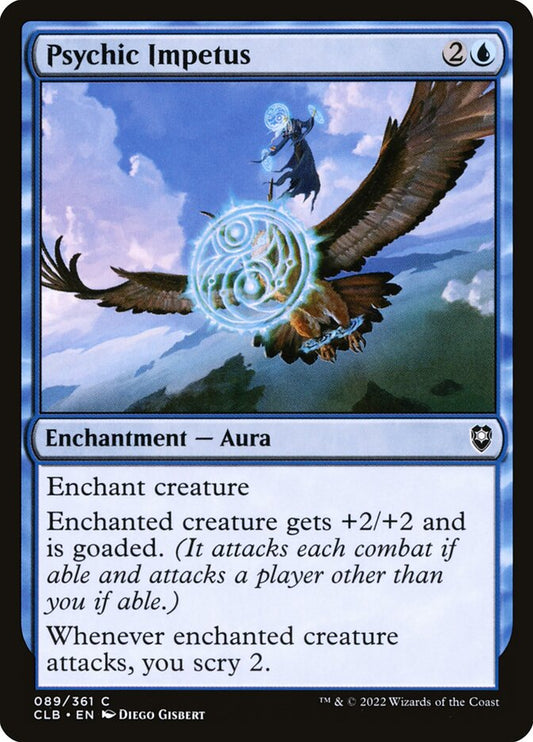 MTG Card Title: Psychic Impetus CLB/89