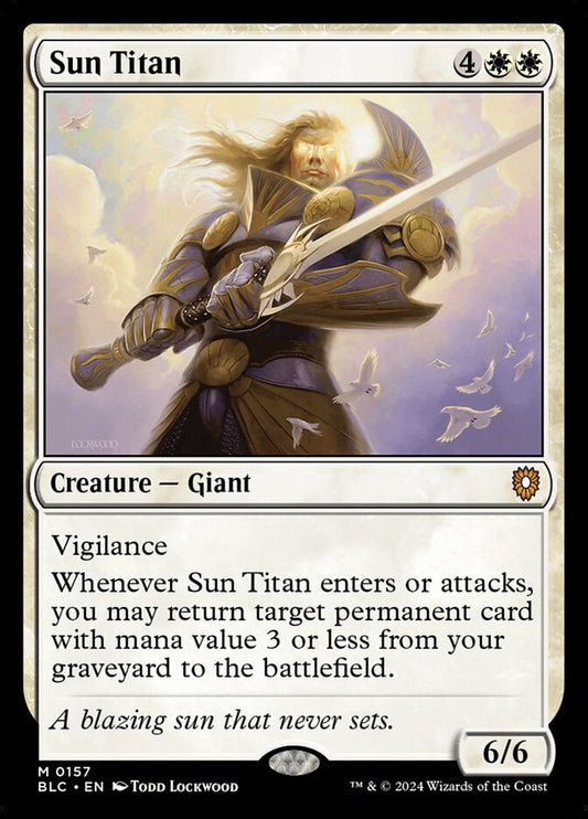 MTG Card Title: Sun Titan BLC/157
