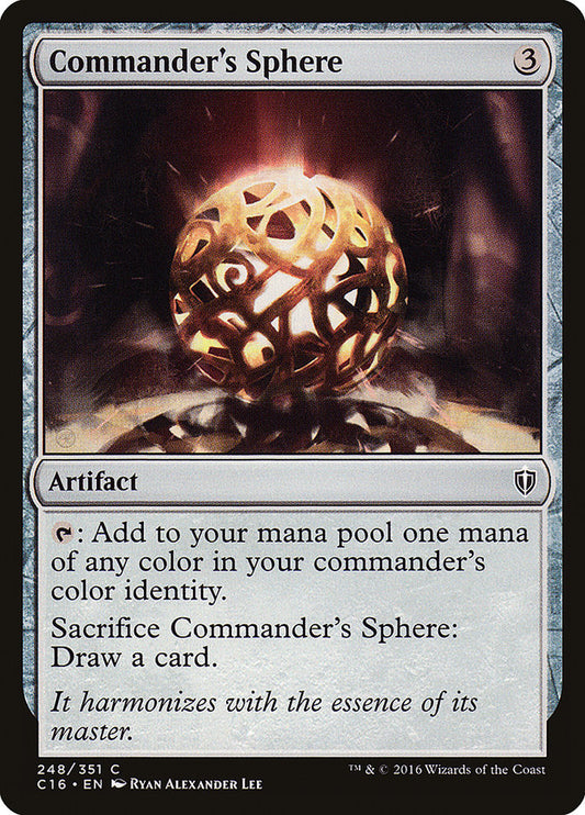 MTG Card Title: Commander's Sphere C16/248