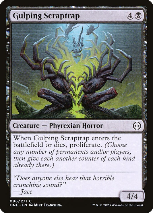 MTG Card Title: Gulping Scraptrap ONE/96