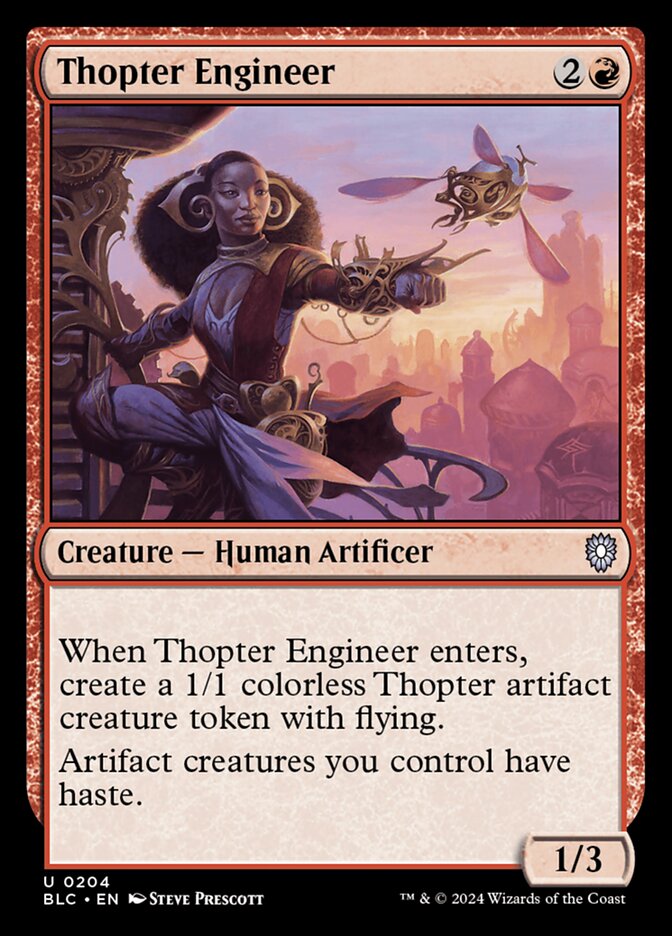 MTG Card Title: Thopter Engineer BLC/204