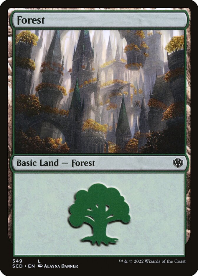 MTG Card Title: Forest SCD/349