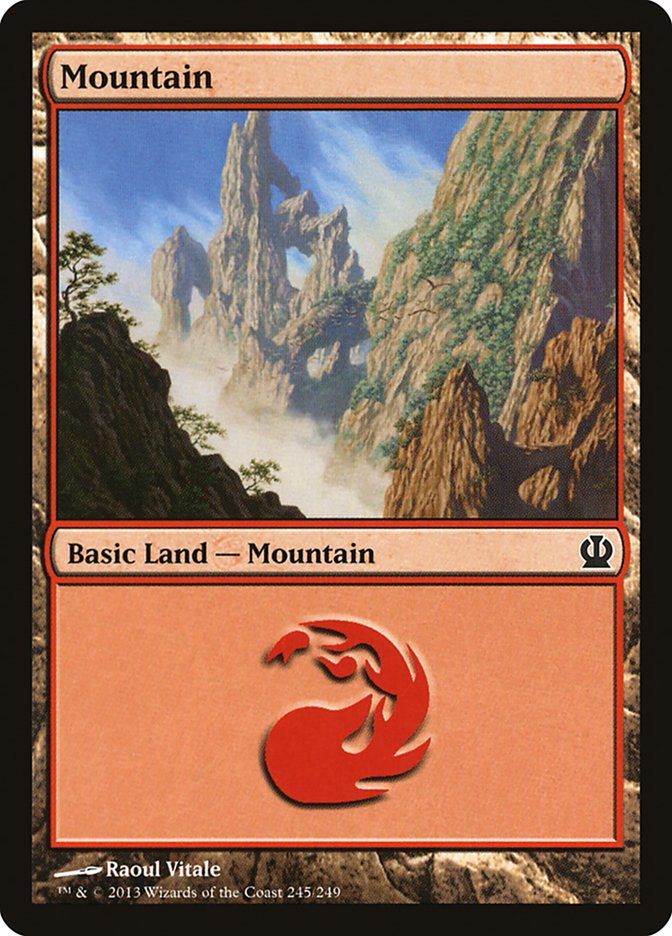 MTG Card Title: Mountain THS/245