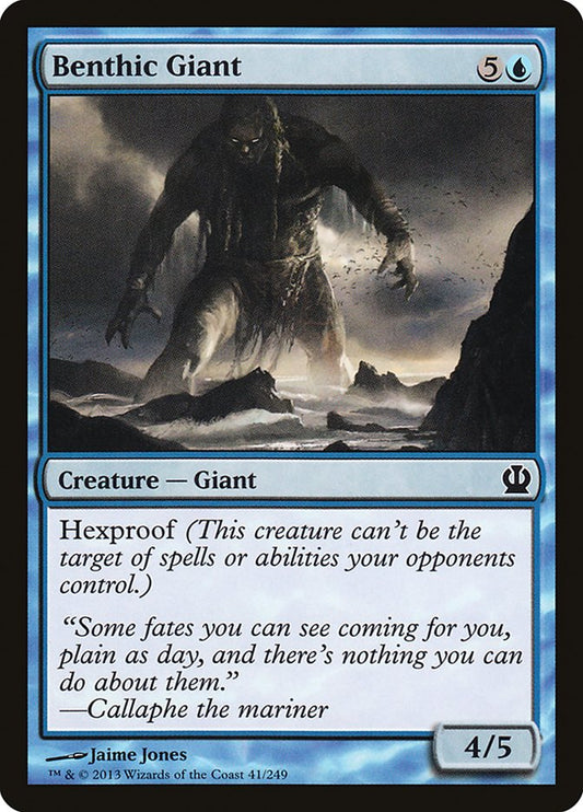 MTG Card Title: Benthic Giant THS/41