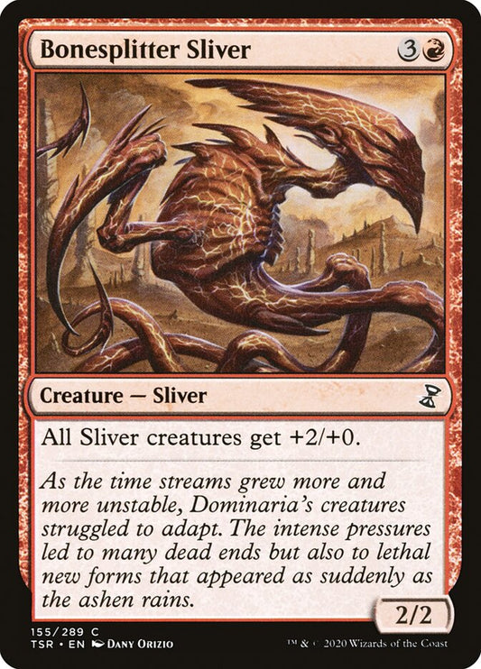 MTG Card Title: Bonesplitter Sliver TSR/155